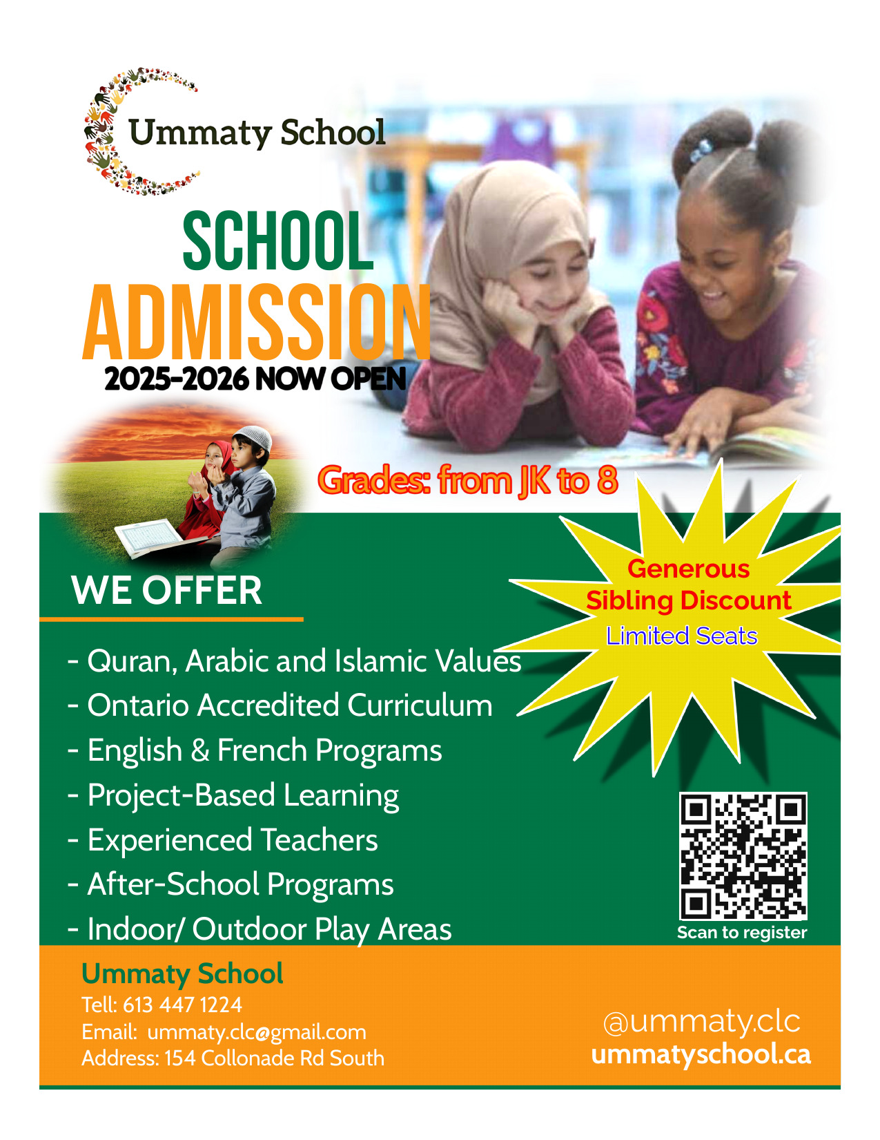 Ummaty School Admission 2025 - 2026